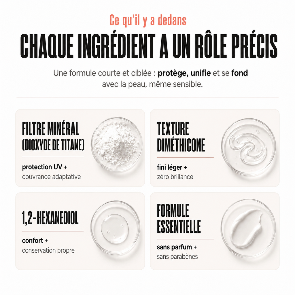 Cleopatre – Crème SPF50 Teinte Adaptative