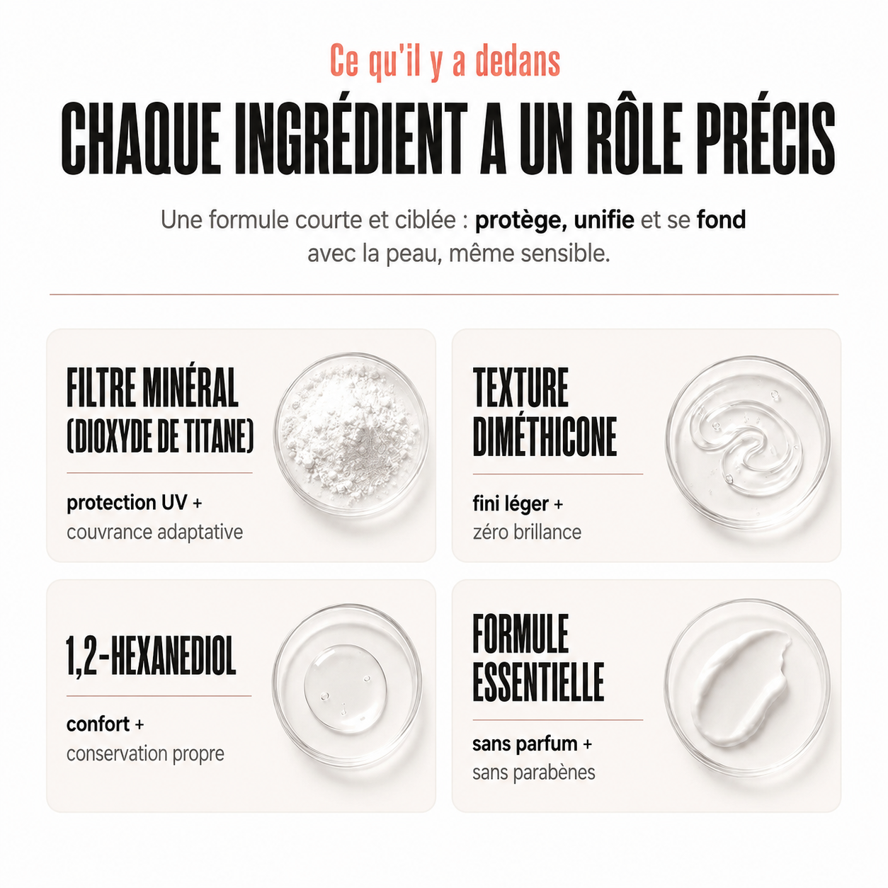 Cleopatre – Crème SPF50 Teinte Adaptative
